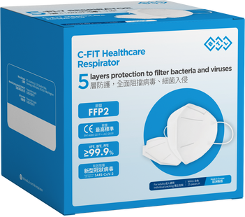 C-FIT Healthcare Respirator 高密度5層防護口罩 | BTL Medical